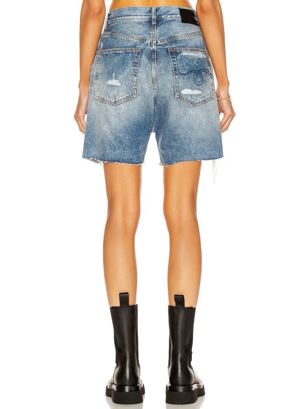 R13 Distressed Marky Drop Short in Bain Size 27 Streetwear Summer - Picture 2 of 13